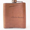 Type writer Poetry Wood Flask : Winston Churchill Quote