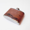 3oz Mahogany Wood Flask