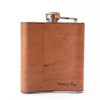 Anais Nin Erotic Poetry Typewriter Wood Flask Quote : "I Love the .. risk it took to Blossom" 6oz flask