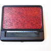 Black Cigarette Rolling Machine Case : Wood and Typewritten Poetry