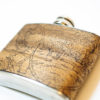 Christmas Gift : Real Mahogany Wood flask