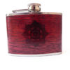 Custom Flask : Mahogany Real Wood