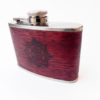 Custom Flask : Mahogany Real Wood