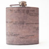 Harry Potter Quote Vintage Typewriter Real Wood Flask : "Let us step into the night and persue that flighty temptress Adventure"