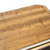 Holiday Gift Cigarette Case & Roller Machine : music notation, musician gift, music gift, christmas, wood working, music notes, joint roller