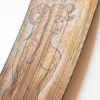 Real Wood : ORIGINAL Art from Live Model. nude woman in horns