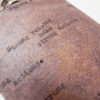 Shakespeare Typewriter Mahagony Wood Flask Quote : "Strong Reasons Make Strong Action"