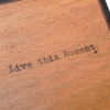 Typewritten Notebook on Wood : journal, for poet, artist, thinker, author, writer, son, daughter, father, mother, boyfriend, girlfriend, dad