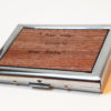 Typewritten Wood Wallet