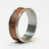 Wood Poetry Ring "MY CHOICE" : Real Wood Ring